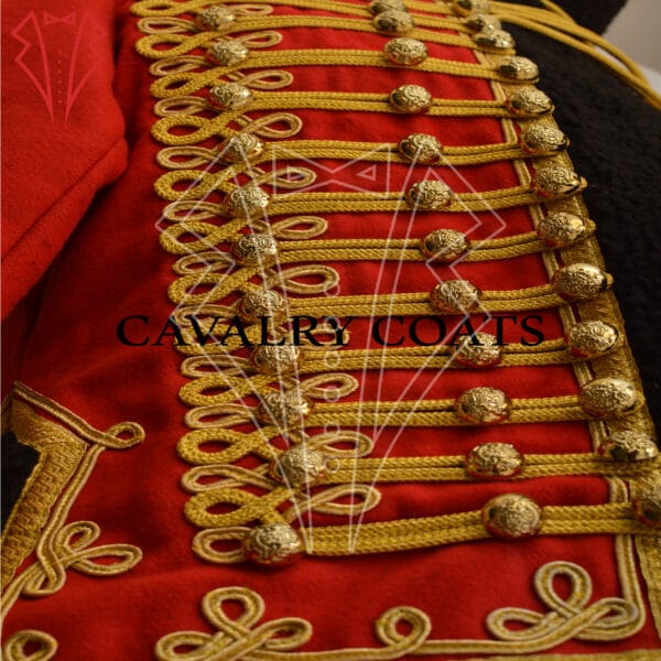 Pelisse of Lefebvre Desnouettes Jacket, Men Hussar Fur Jacket