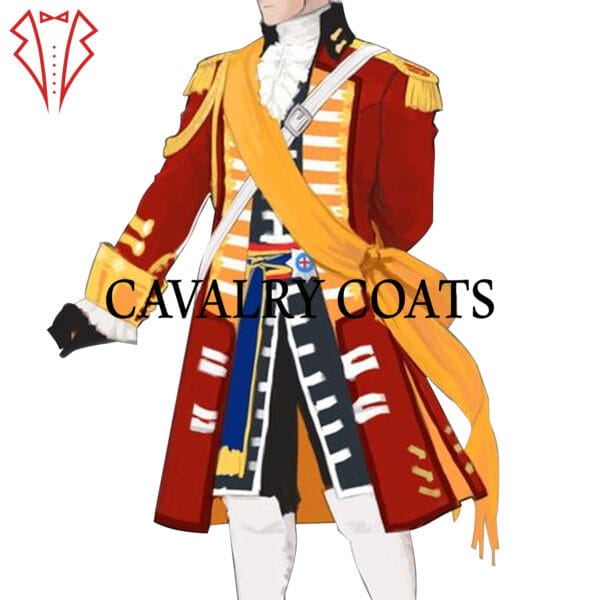 New Men Red Wool 18th Century British Uniform, British War Jacket, Civil War Jacket, British Confederate Army Jacket, Royal Guard Jacket